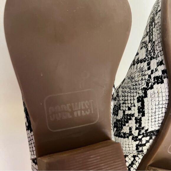 Code West Voodoo Women's Animal Snake Block Heel Western Ankle Boots US 9M - Picture 14 of 16